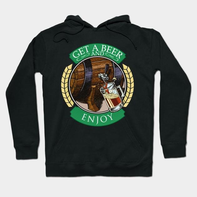 Get a beer and enjoy Hoodie by Don Güero Laboratories